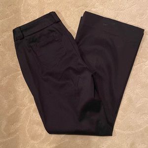 Banana Republic black dressy pants, wide leg, size 00 petite